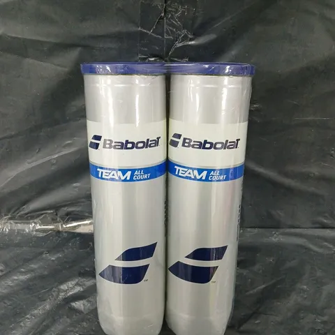 BABOLAR TEAM ALLCOURT 2X4 PACK TENNIS BALLS 