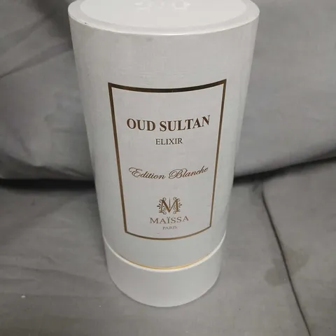 BOXED AND SEALED OUD SULTAN ELIXIR EDITION BLANCHE MAISSA PARIS EAU DE PARFUM 100ML