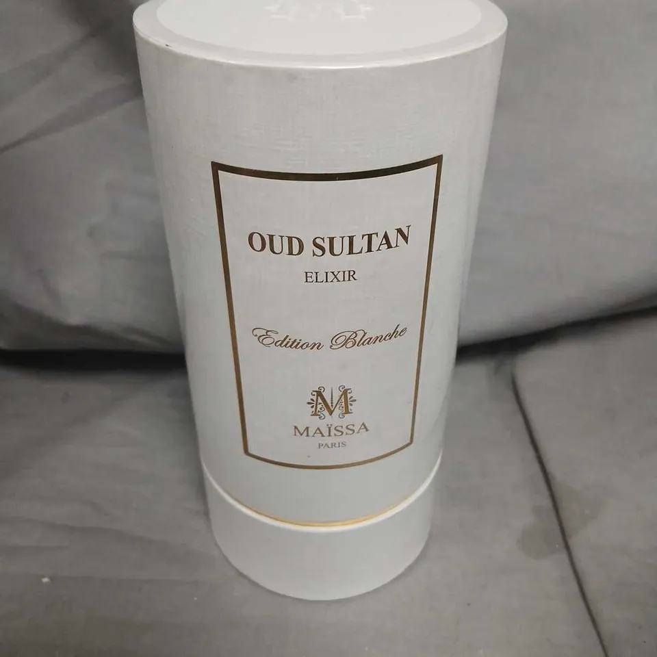 BOXED AND SEALED OUD SULTAN ELIXIR EDITION BLANCHE MAISSA PARIS EAU DE PARFUM 100ML