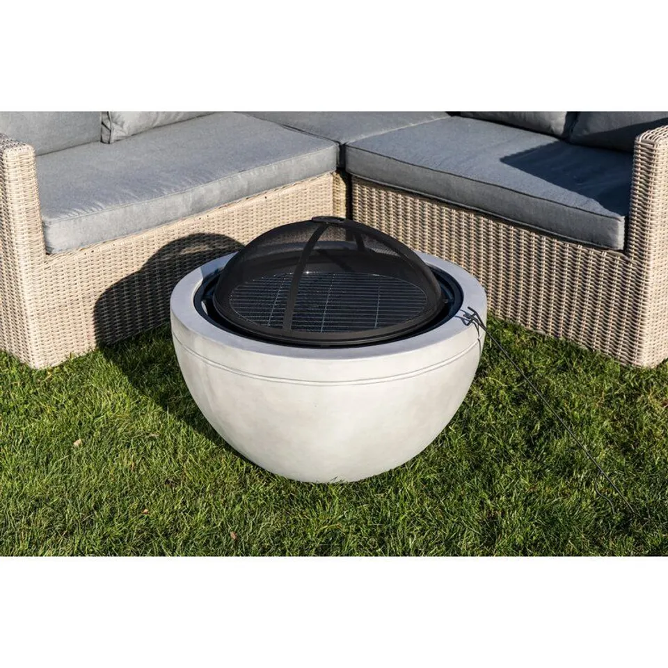 BOXED SOL 72 OUTDOOR - OUTDOOR 30" ROUND WOOD BURNING FIRE PIT 
