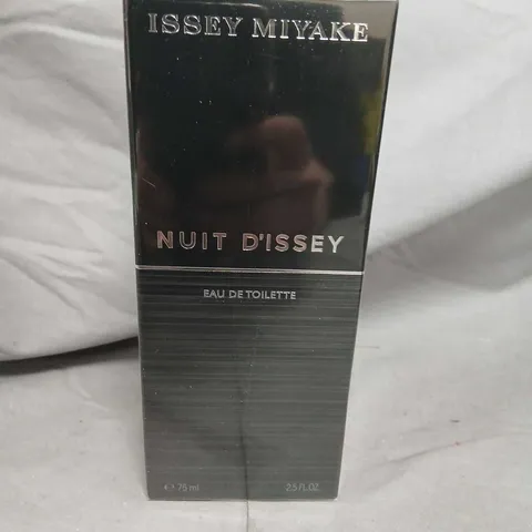 BOXED AND SEALED ISSEY MIYAKE NUIT D'ISSEY EAU DE TOILETTE 75ML