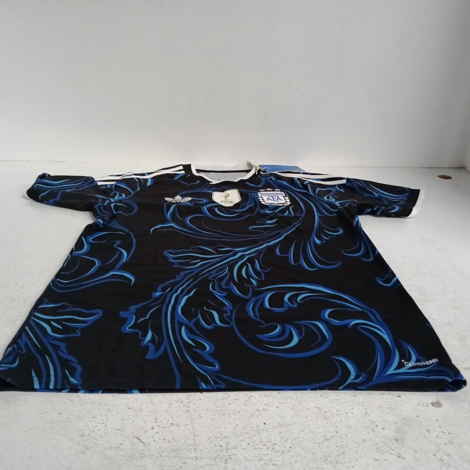 ADIDAS ARGENTINA NATIONAL FOOTBALL JERSEY MEDIUM TAGGED