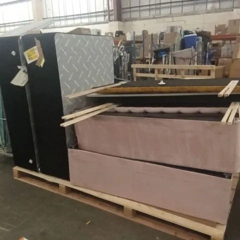 PALLET OF ASSORTED DESIGNER DIVAN BASES AND HEADBOARDS