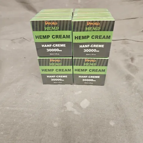 LOT OF 12 SEALED PROTO HEMP HEMP CREAM 30ML