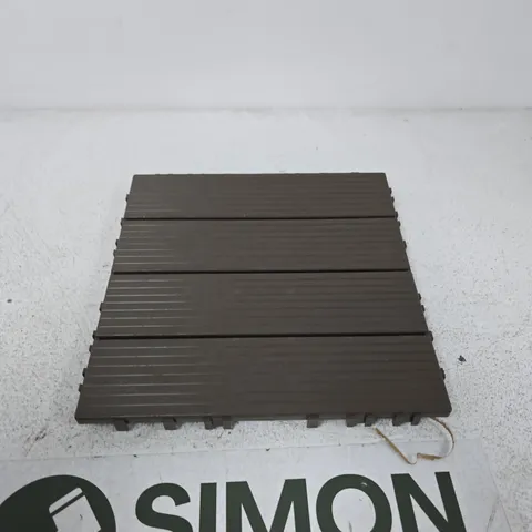 DECK TILES BROWN PATIO DECK TILES, INDOOR AND OUTDOOR FLOOR TILES