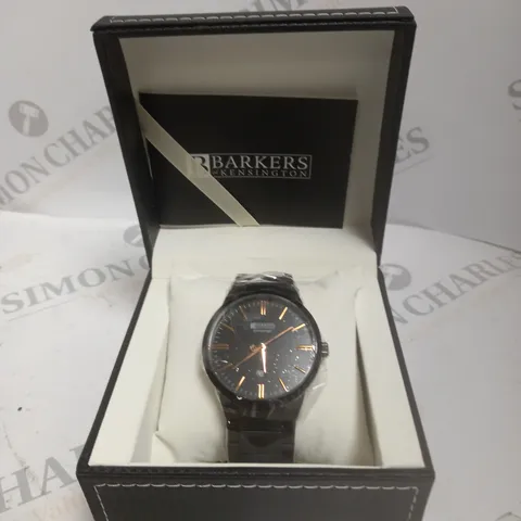 BOXED BARKERS OF KENSINGTON ENTOURAGE ROSE WATCH