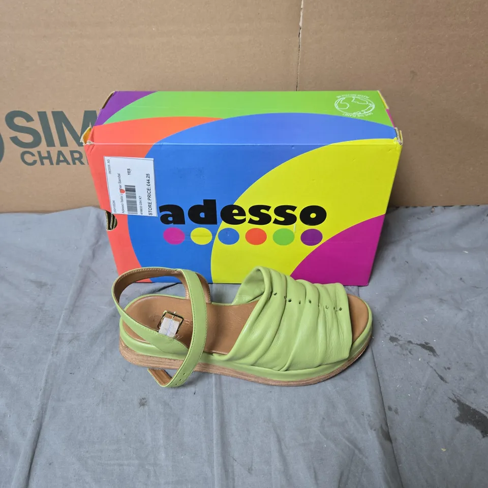 ADESSO WOMEN'S GREEN SANDALS – UK 7 (EU 40)