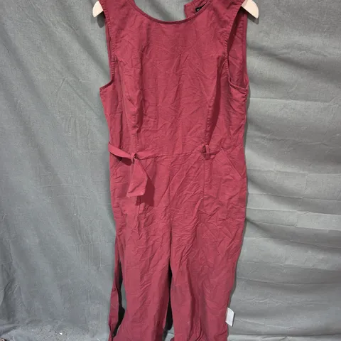 NOBODY'S CHILD ADELINE JUMPSUIT – RED, UK 12 (EU 40, USA 8)