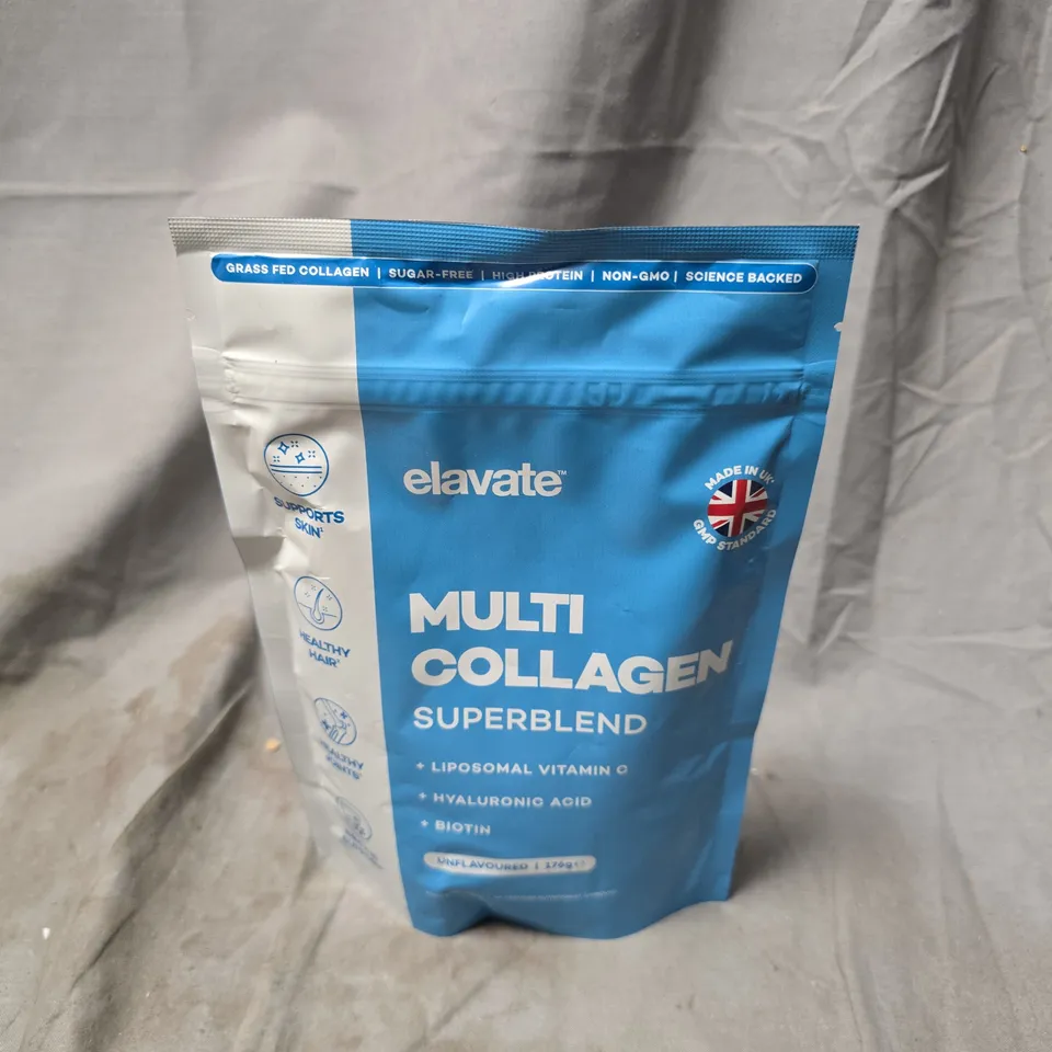 ELAVATE MULTI COLLAGEN SUPERBLEND UNFLAVOURED (176G)