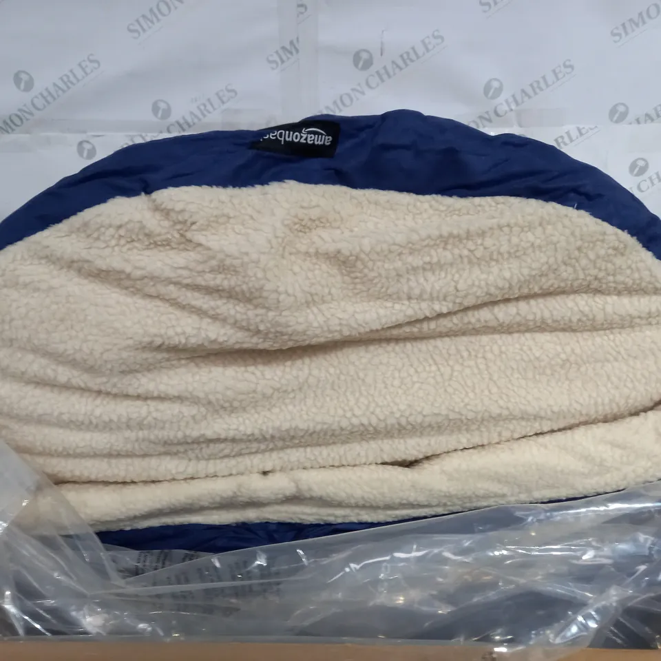 BOXED AMAZON PET CAVE BED - MEDIUM TAN  