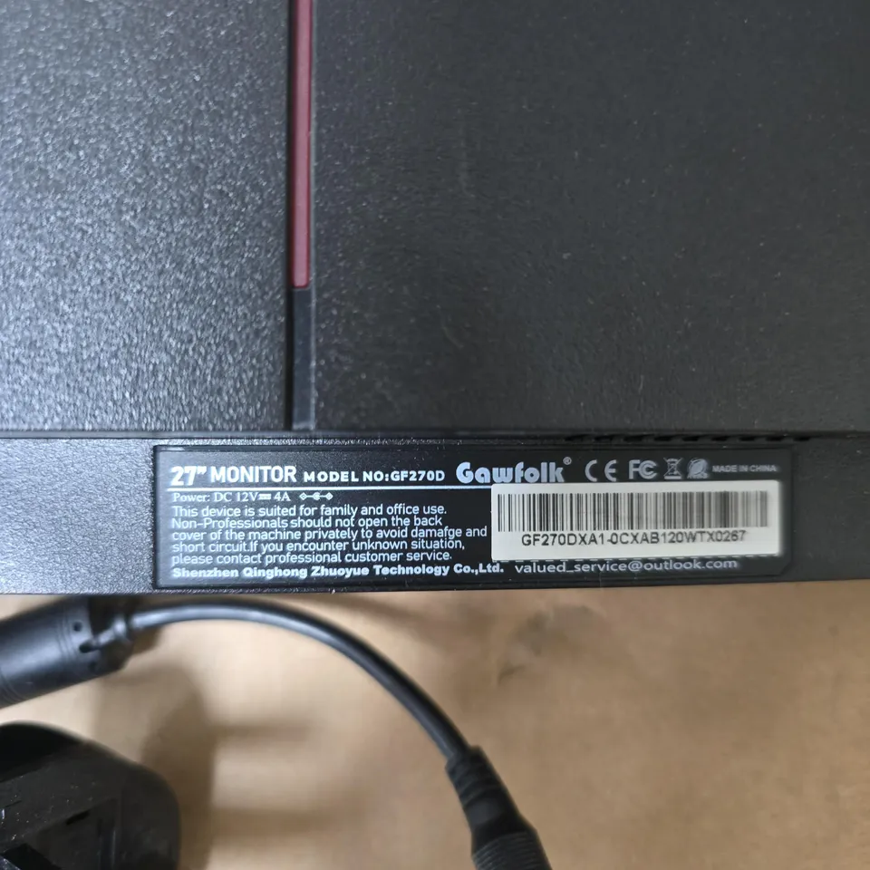 GAWFOLK 27-INCH MONITOR GF270D