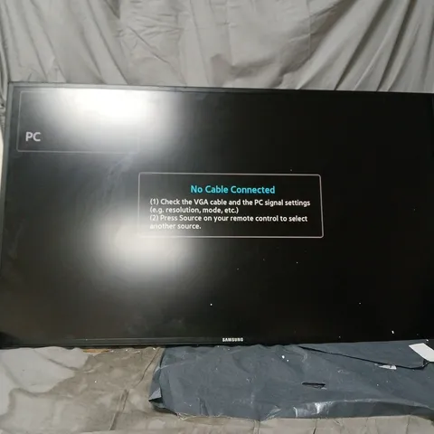 SAMSUNG 46-INCH LCD MONITOR – DISPLAY UNIT (NO CABLE CONNECTED) BOXED NO ACCESSORIES/POWER SUPPLY.