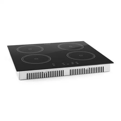BOXED KLARSTEIN EASYCOOK DOMINO CERAMIC HOB 3000W ROTARY CONTROL BLACK