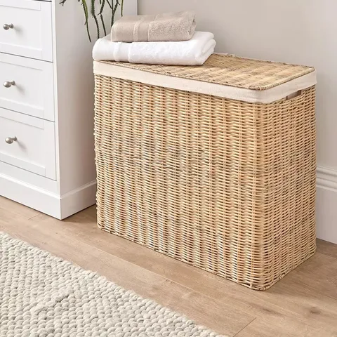 VERY HOME RATTAN LAUNDRY SORTER