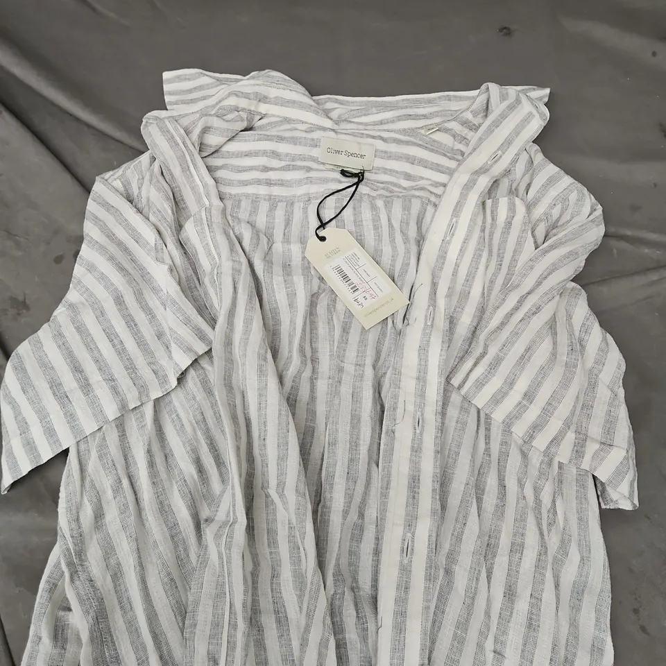 OLIVER SPENCER STRIPED SHIRT – XS