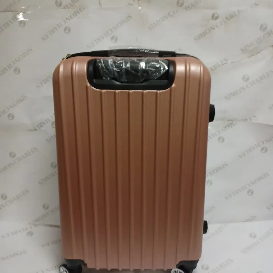 BOXED WHEELABLE SUITCASE - PINK