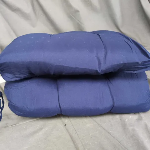 LOT OF 5 NAVY CHAIR CUSHIONS