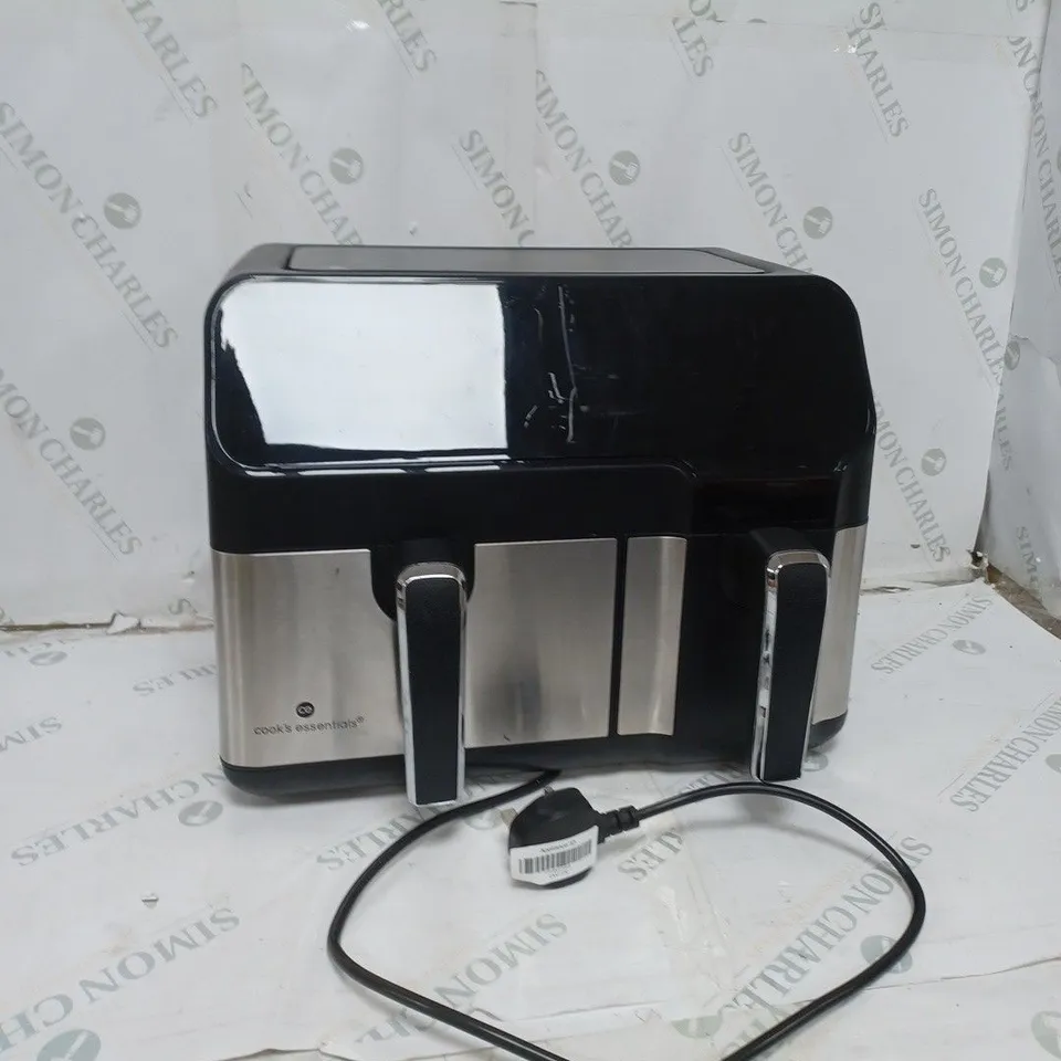 BOXED OUTLET COOK'S ESSENTIALS DUAL AIR FRYER
