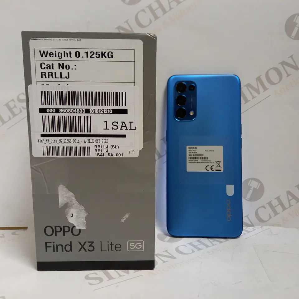 OPPO FIND X3 LITE 5G 128GB DUAL SIM ASTRAL BLUE PHONE RRP £379
