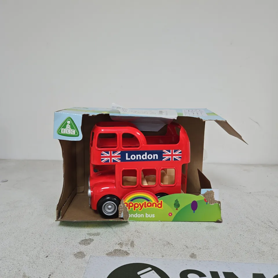 APPYLAND LONDON BUS TOY – RED DOUBLE-DECKER (BOXED)