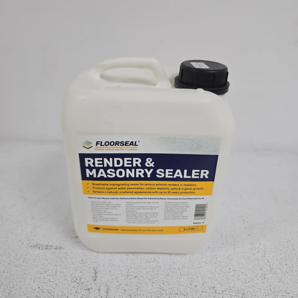 FLOORSEAL RENDER & MASONRY SEALER (5L) - COLLECTION ONLY