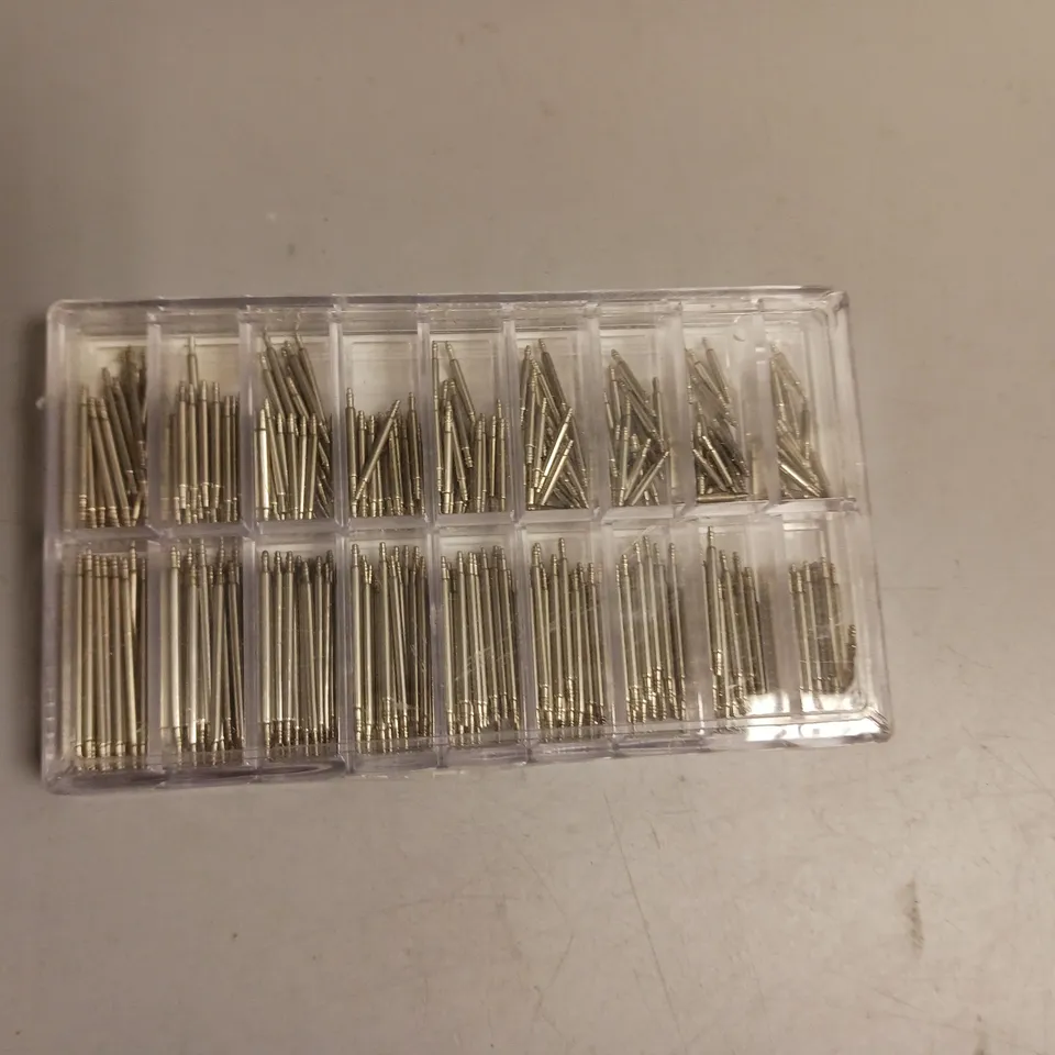 UNBRANDED STAINLESS STEEL SPRING BARS FOR WATCH STRAPS ASSORTED LENGTHS DIA 1.5MM