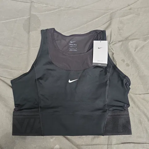 NIKE PRO DRI-FIT WOMEN'S TRAINING BRA – BLACK, SIZE M