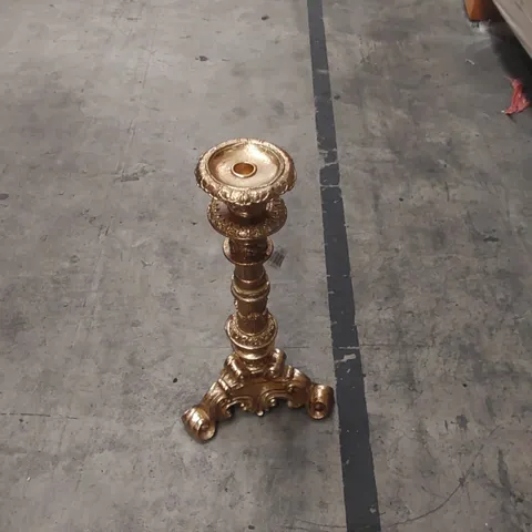 BRAND NEW BOXED TALL SILVER METAL CANDELSTICK