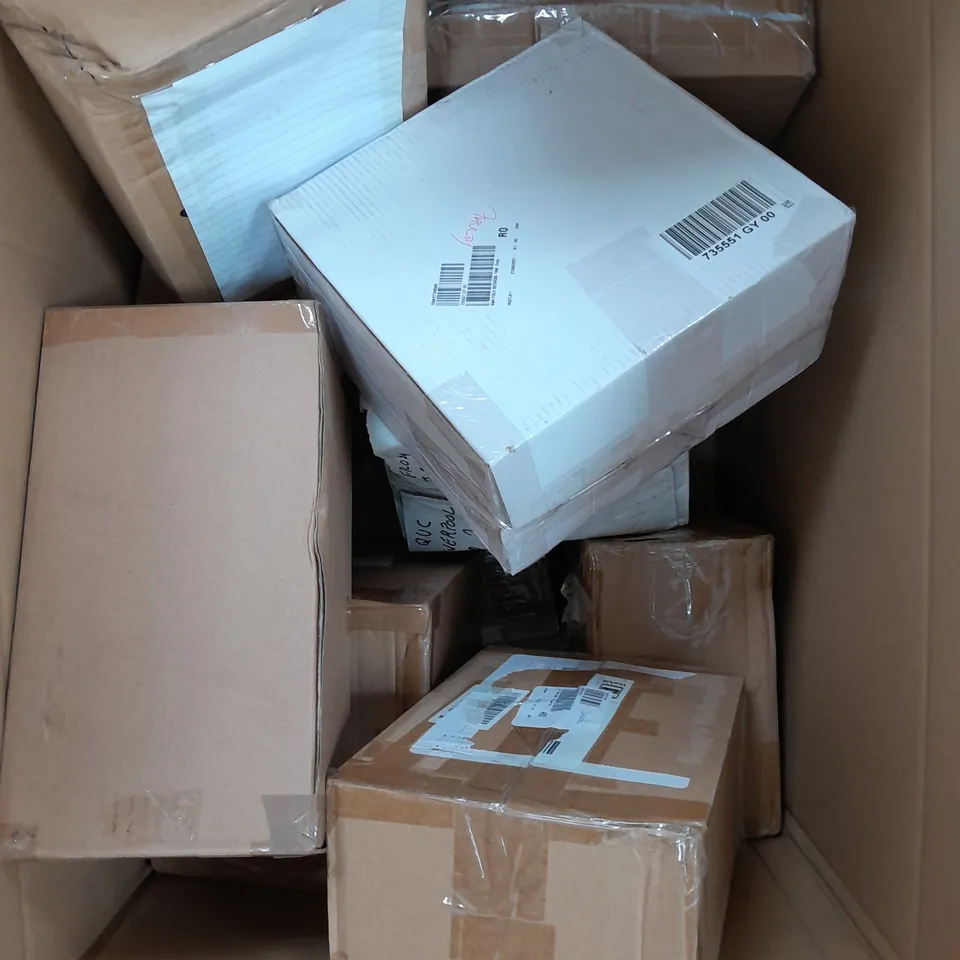 APPROXIMATELY 15 ASSORTED HOUSEHOLD PRODUCTS TO INCLUDE DESK FAN, LED LIGHT, PILLOW PROTECTORS ETC 