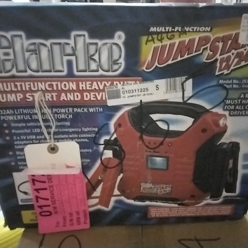 CLARKE MULTI-FUNCTION JUMP START