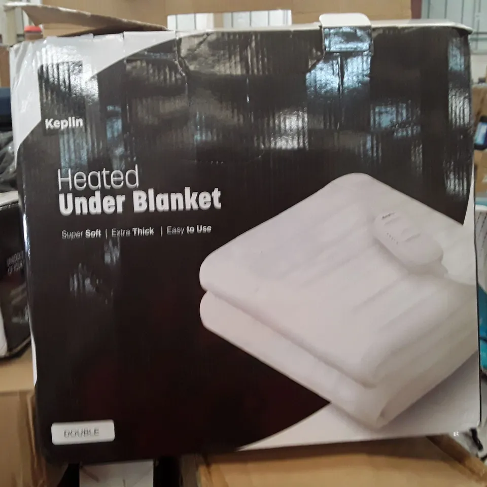 BOXED KEPLIN HEATED UNDER BLANKET - DOUBLE