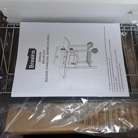 BREEINS SQUARE CHARCOAL BARBECUE GRILL