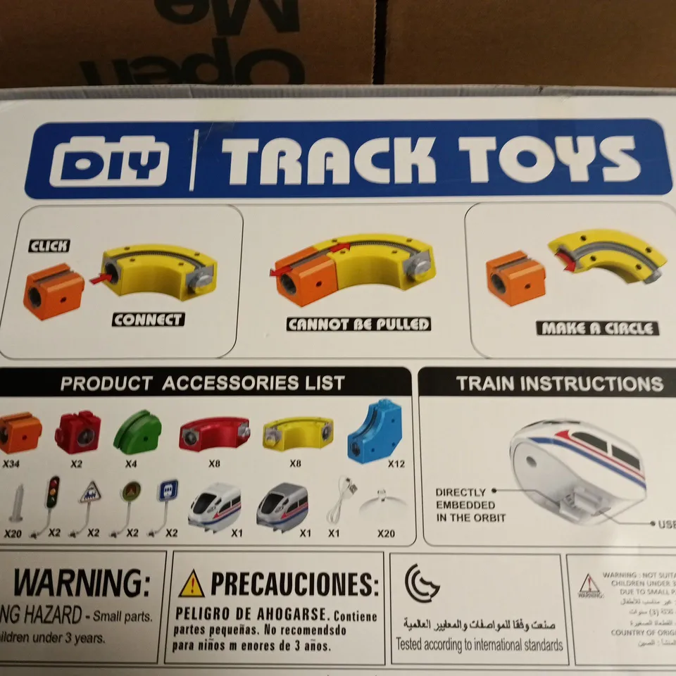 XTKM DIY CUBE TRACK TOYS – 125-PIECE COLOURFUL MODULAR TRACK SET (AGES 3+)