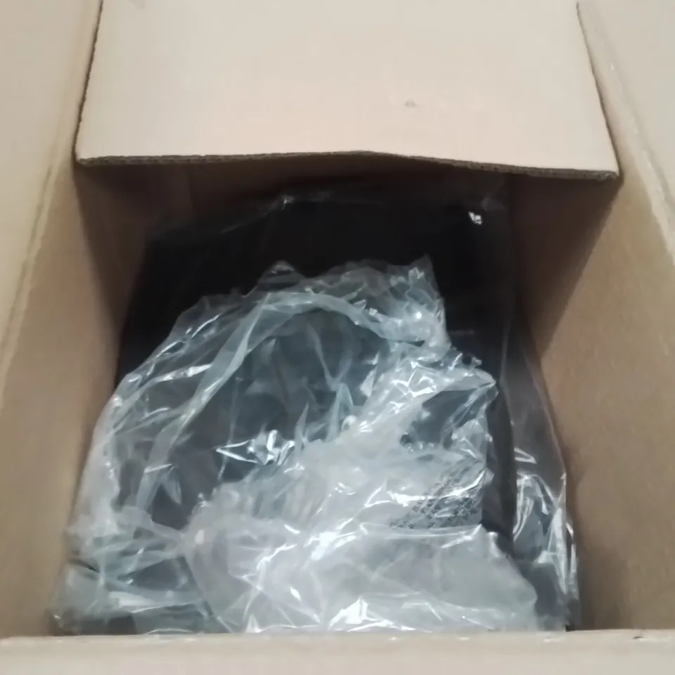 BOXED BRAND NEW APPROXIMATELY 5 JD WILLIAMS HOODED TRENCE JACKET BLACK SIZE 14