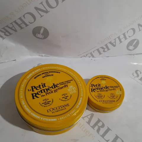 L'OCCITANE EN PROVENCE LE PETIT REMÈDE COSMETIC BALM 100G TUB & 15G TUB