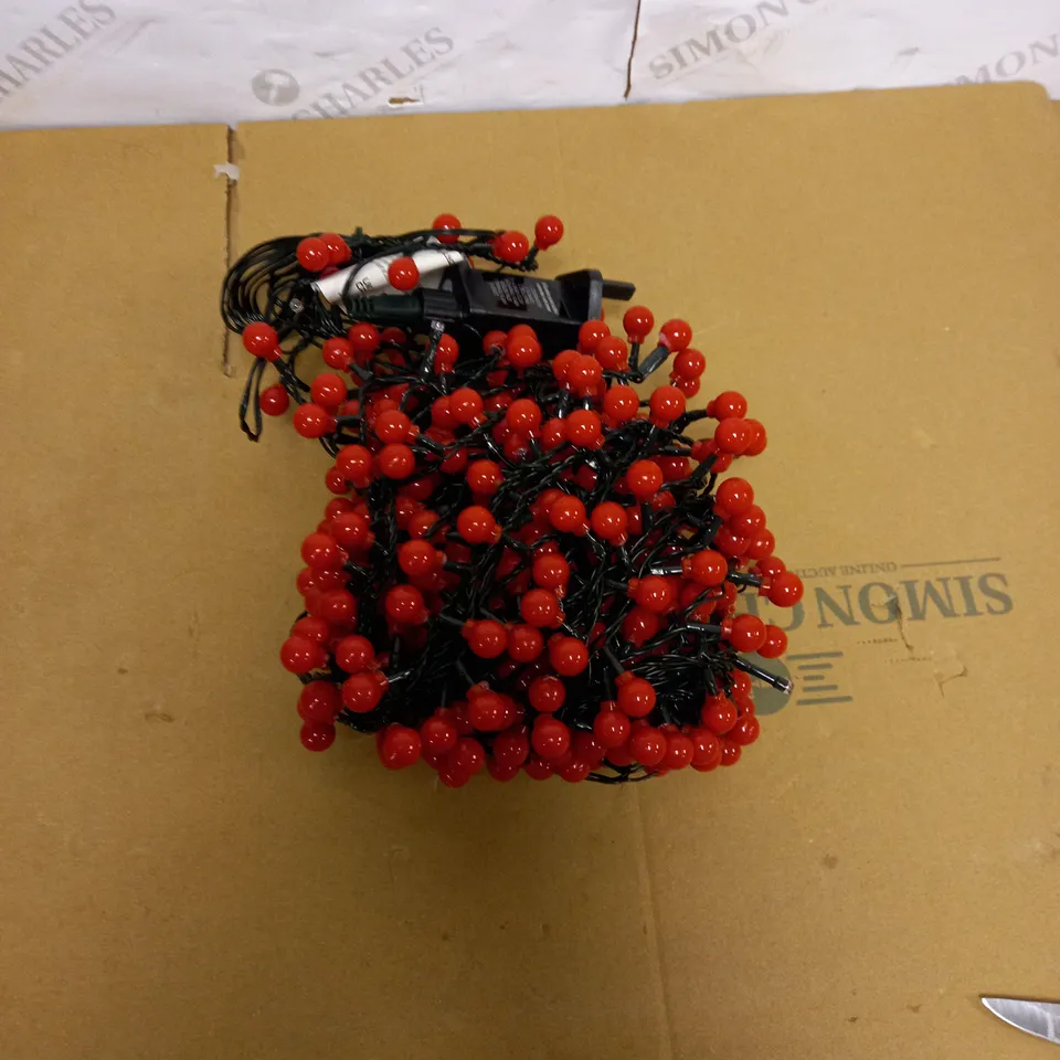 JOHN LEWIS BERRY LIGHTS WITH TIMER 480 RED LEDS
