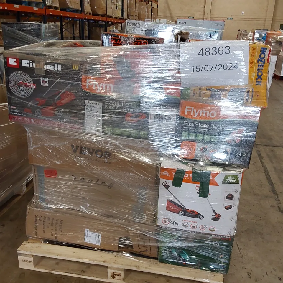 PALLET OF APPROXIMATELY 14 UNPROCESSED RAW RETURN HOUSEHOLD AND ELECTRICAL GOODS TO INCLUDE;