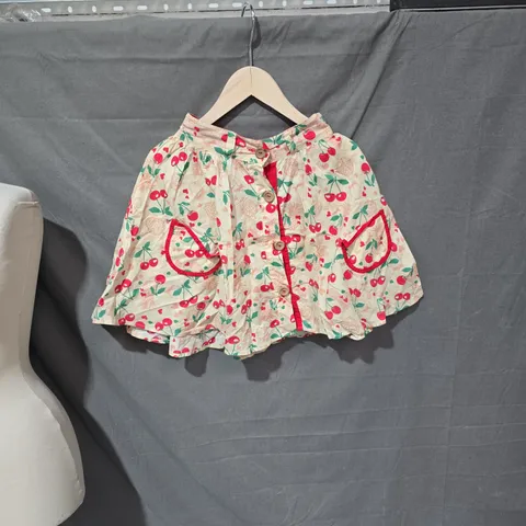 ODL KIDS CHERRY PRINT SKIRT – SIZE 