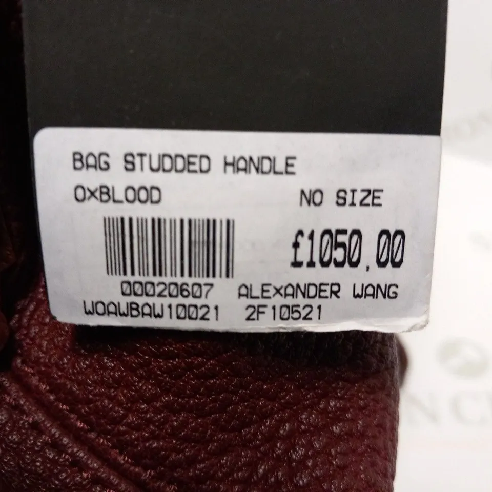 ALEXANDER WANG OX BLOOD BAG STUDDED HANDLE