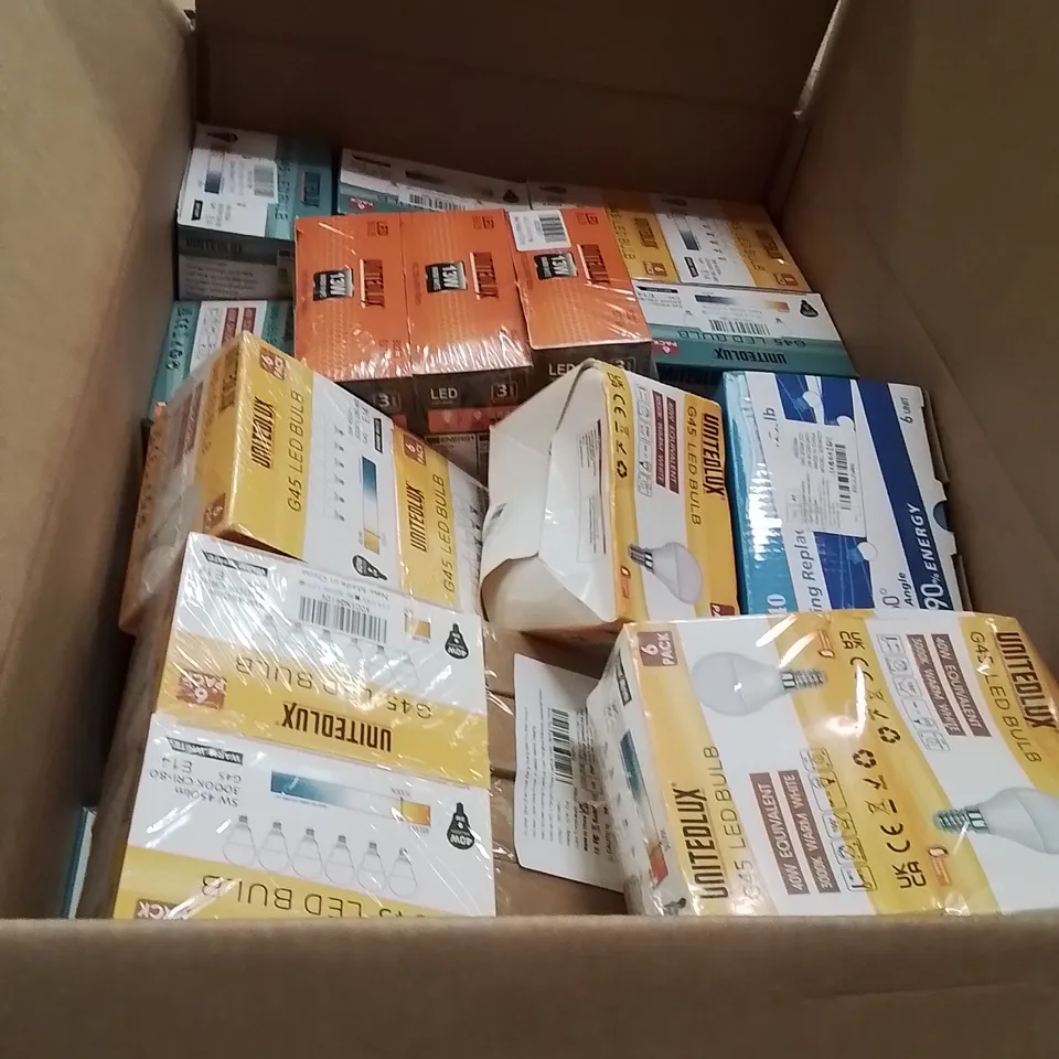 PALLET CONTAINING A LARGE QUANTITY OF BULBS