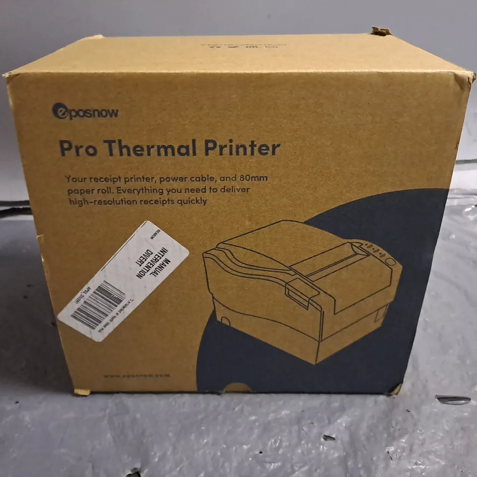 BOXED EPOSNOW PRO THERMAL PRINTER