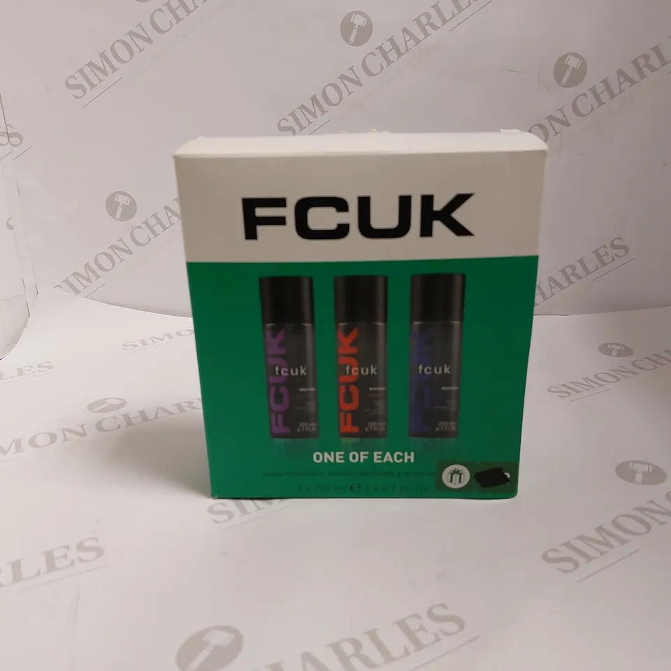 FCUK ONE OF EACH 