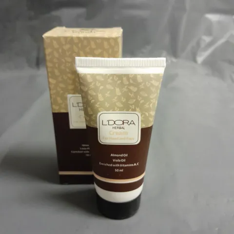 L'DORA HERBAL HAND AND FACE CREAM 50ML