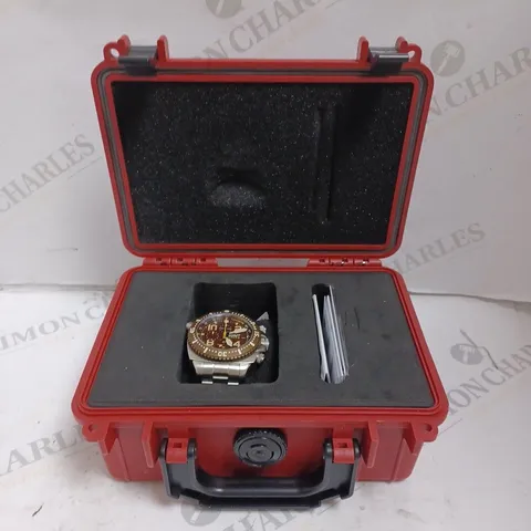 BOXED RGMT DEMOLITION MECA-QUARTZ CHRONOGRAPH WATCH - SAPPHIRE CRYSTAL - STAINLESS STEEL - WATER RESISTANT 2000M.