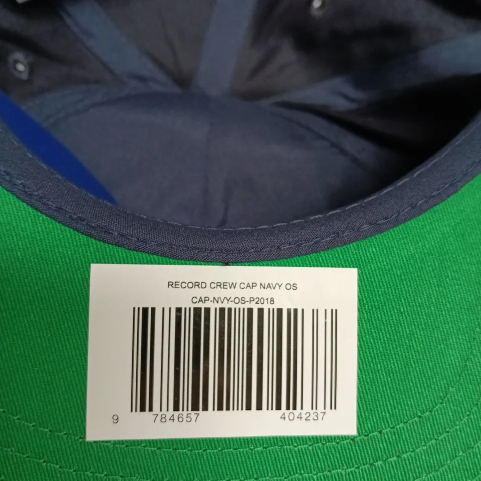 PICANTE RECORD CREW CAP NAVY OS (ONE SIZE)