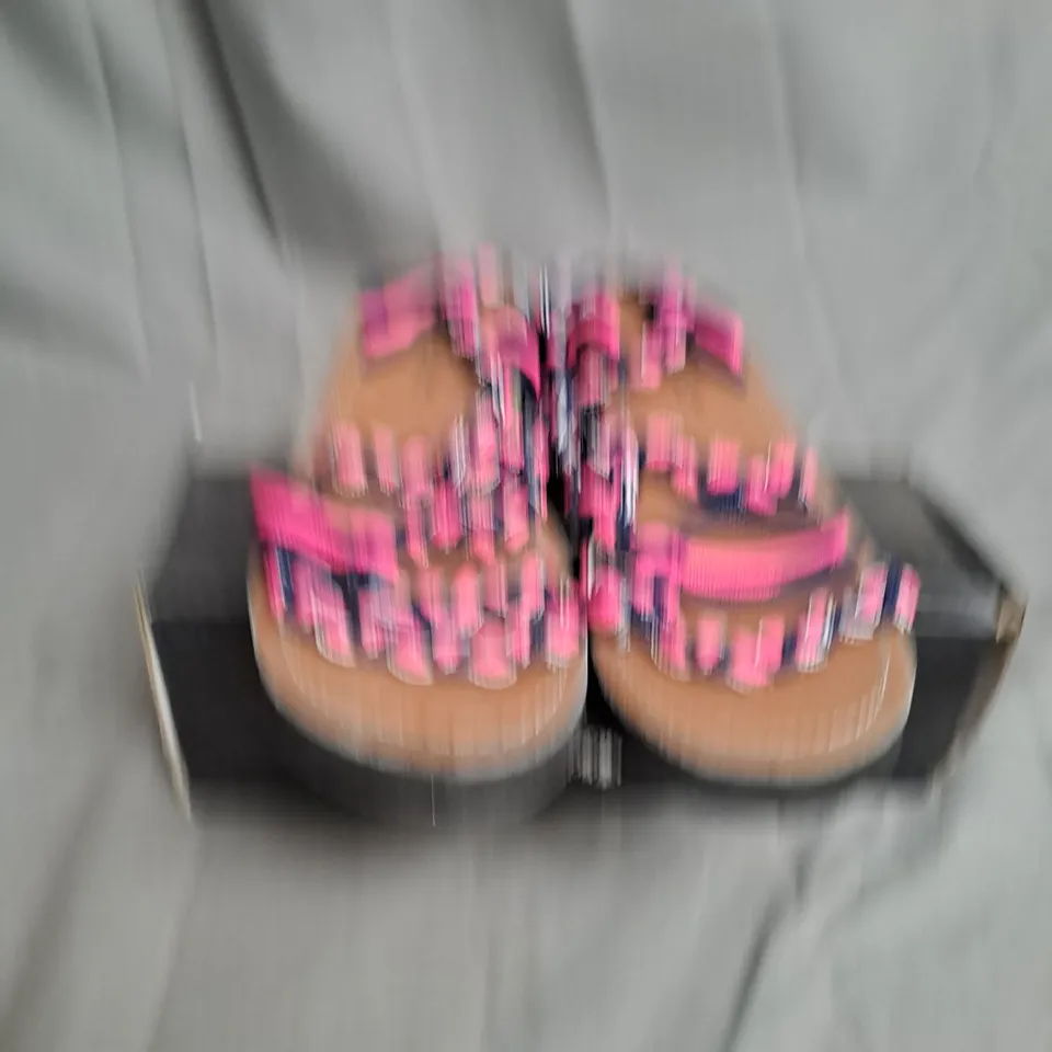 BOXED LOT OF APPROX. 9 PAIRS OF WANNA SANDALS. VARIOUS STYLES, COLOURS AND SIZES