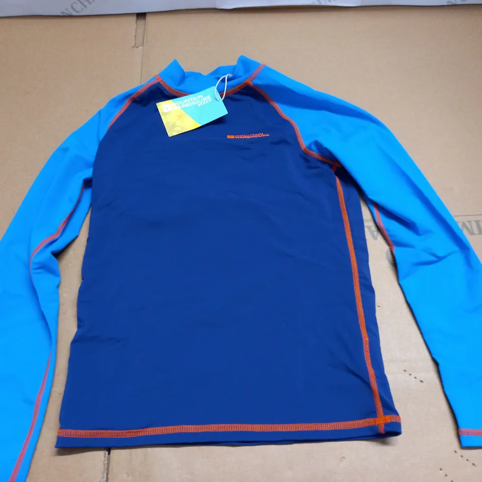 MOUNTAIN WAREHOUSE KIDS LS RASH VEST - 9/10 YRS