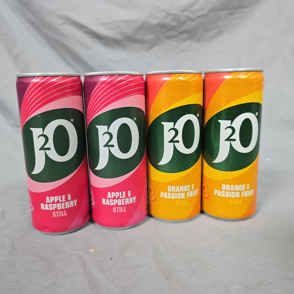 LOT OF 20 250ML CANS OF J20 - 2 FLAVOURS