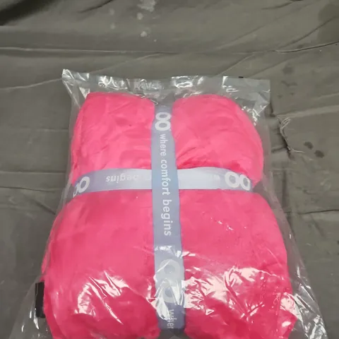 SEALED OODIE OVERSIZED HOODED BLANKET - PINK