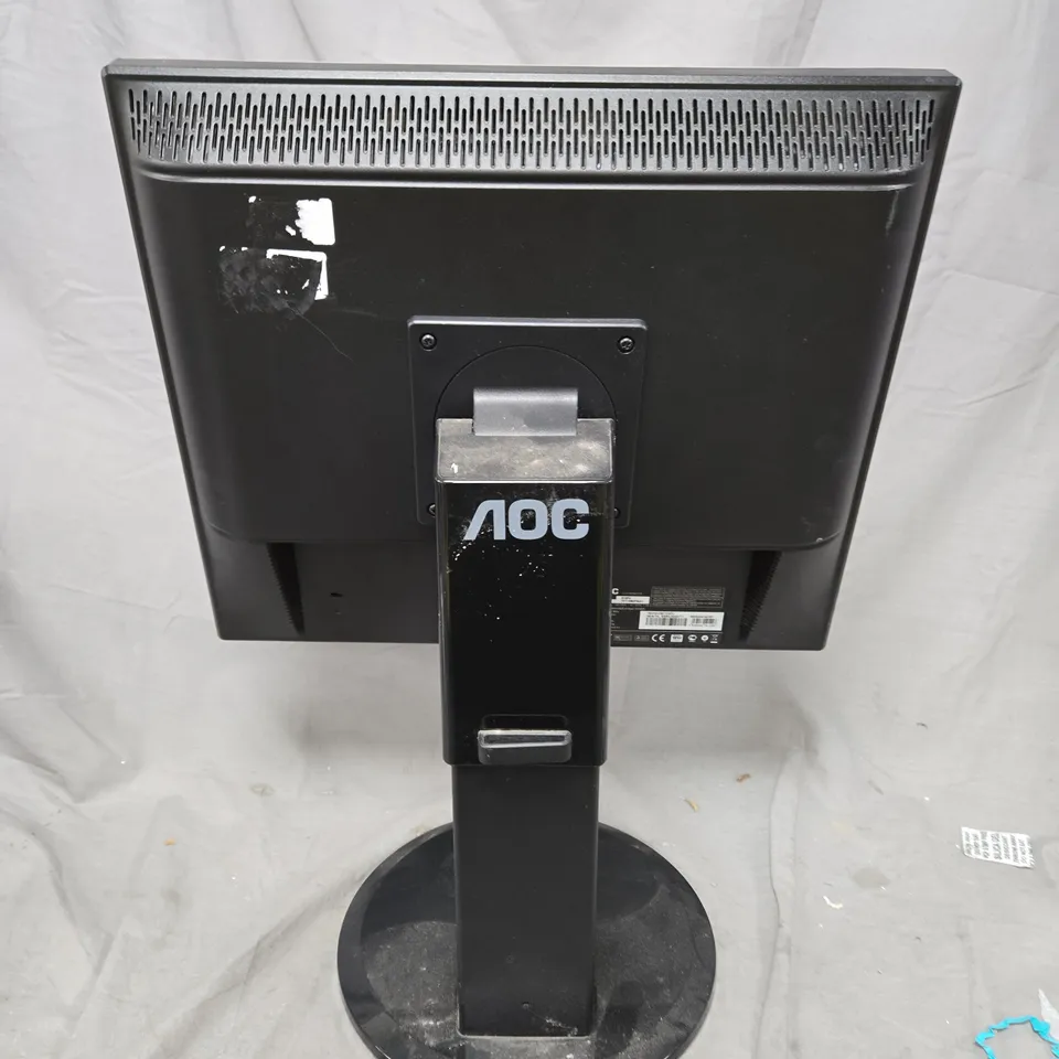 AOC COMPUTER MONITOR – BLACK 